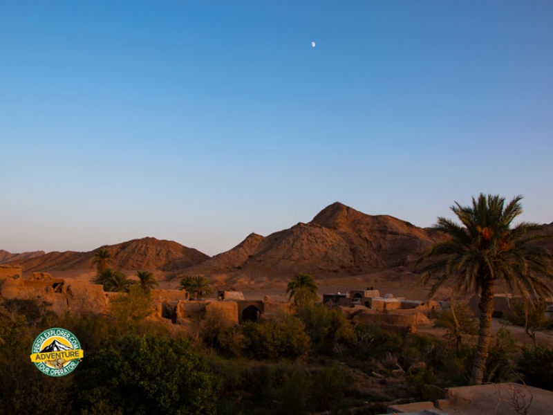 Remote village in the desert